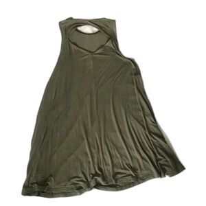 American Eagle AE Moss Khaki Green Soft & Sexy Swing Mini Dress Cutout XS